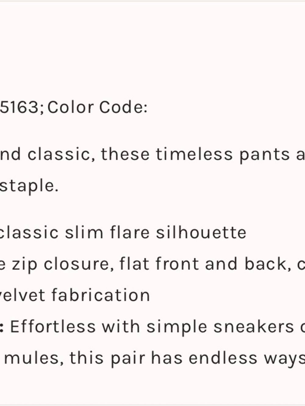In My Feelings Velvet Crop Slim Flare Pants - Picture 8 of 8